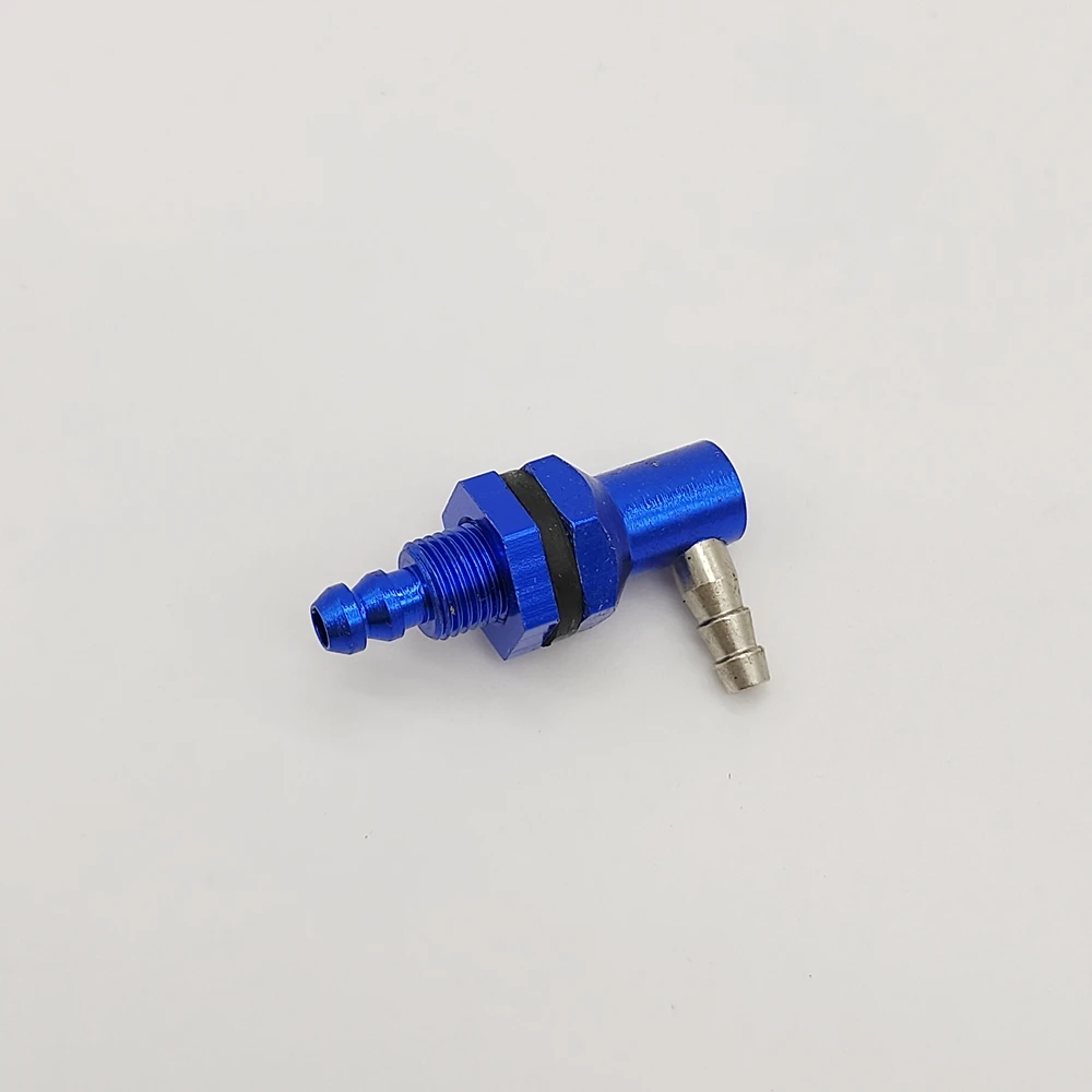 Aluminum L type Fuel Tank Connection Pipe Nozzle Connector for RC Plane Turbine