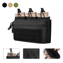 Etui taktyczne potrójne etui na magazynek 5.56mm 7.62mm etui na Mag etui Molle etui na kasety potrójne otwarte górne etui na magazynek Airsoft