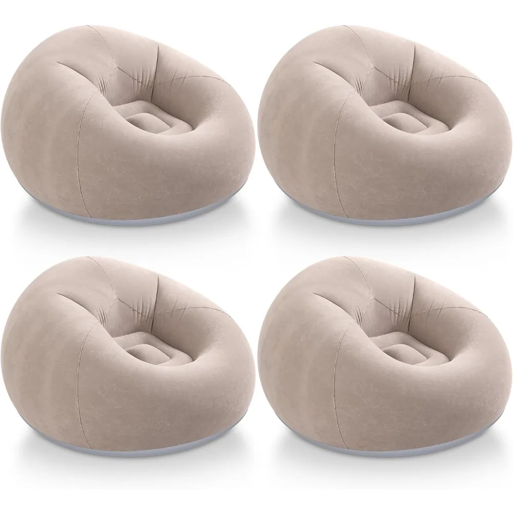 Inflatable Sofa Bean Bag Inflatable Lounge Chair Inflatable Lazy Sofa Folding Portable Chair for Living Room Bedroom