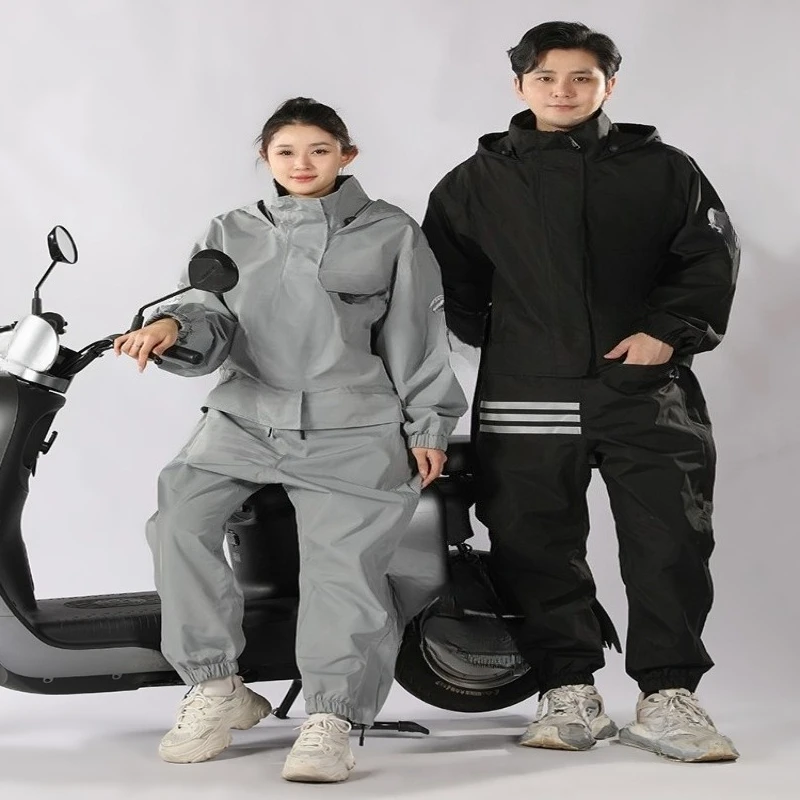 

Battery electric vehicle rider driving raincoat one-piece riding poncho motorcycle mountaineering windproof rainproof suit