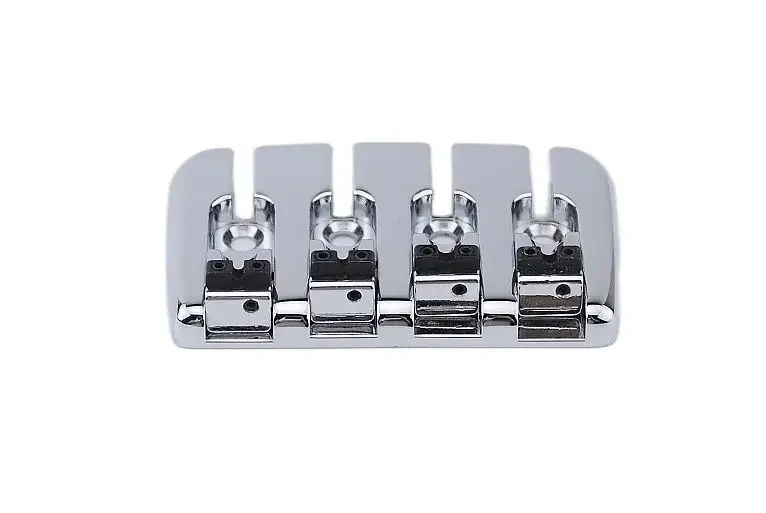

1 Set High Bass Bridge For 4 Strings Electric Bass Chrome ( #0823 )