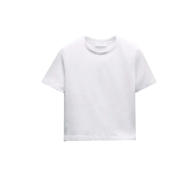 春の新作スイートスパイシーバーサタイルスリムフィットラウンドネック半袖無地Tシャツストリートスタイルポリエステル繊維サマーウェア