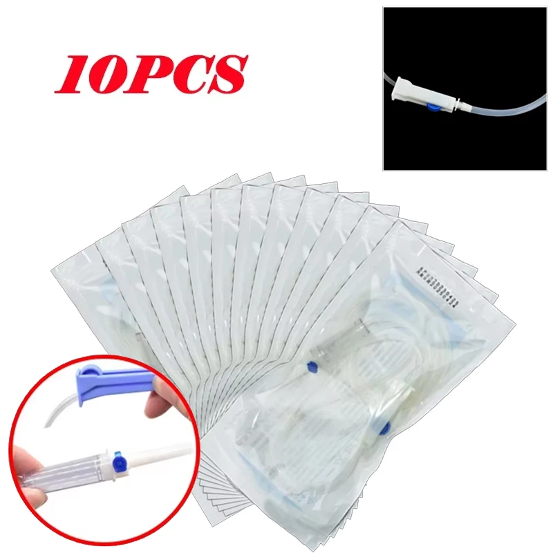 

10 шт., стоматологическая водопроводная трубка, хирургическая ирригационная трубка, прозрачная одноразовая трубка для промывочной трубки NSK, инструмент для имплантации