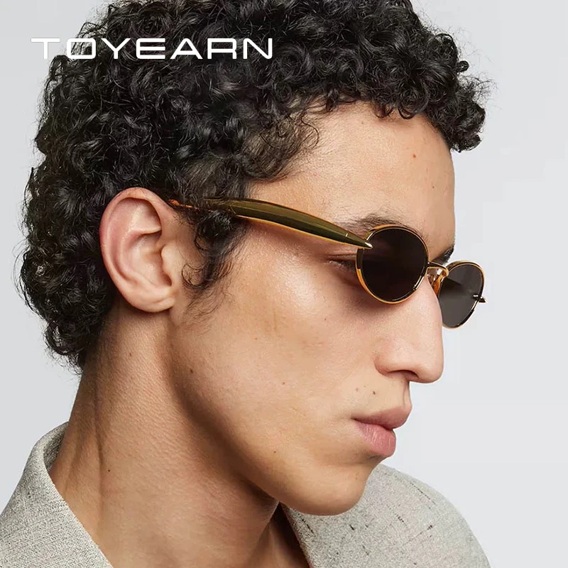Y2K Oval Small Frame Sunglasses Women For Men Male 2025  display picture 3
