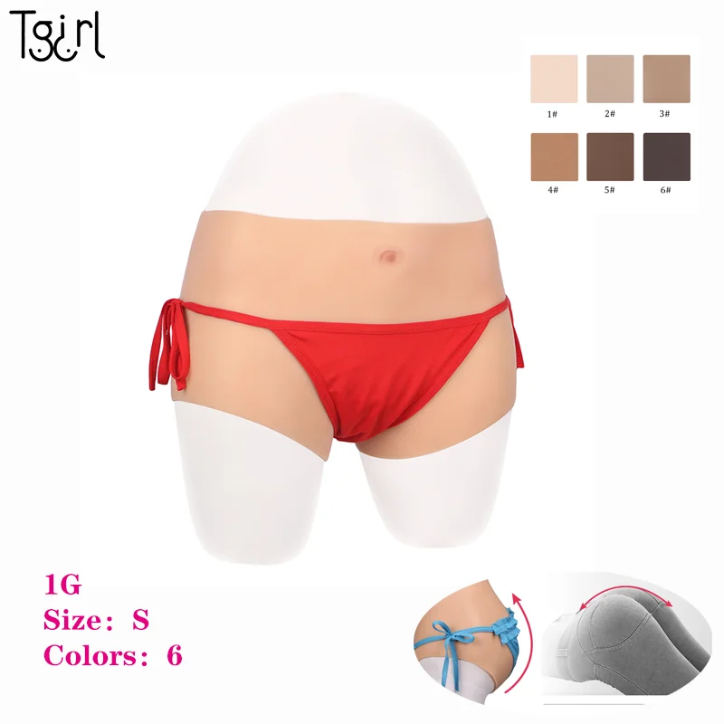 Tgirl-Silicone Vagina Pants Transgender Realistic Pussy Pants  Artificial Sex Fake Vagina Drag Queen CD Women  Enhanced Hip