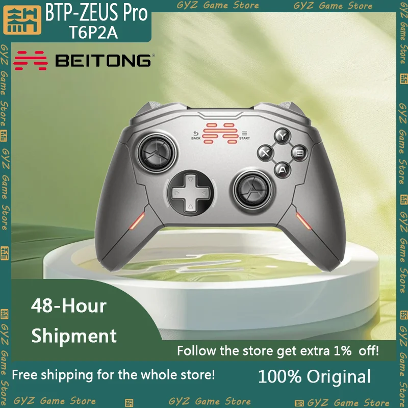 

Original Betop Beitong Zeus Pro Gamepad Wireless Bluetooth Game Controller For NS/Steam/Pc/Tv/Car Gaming Handle gamepads