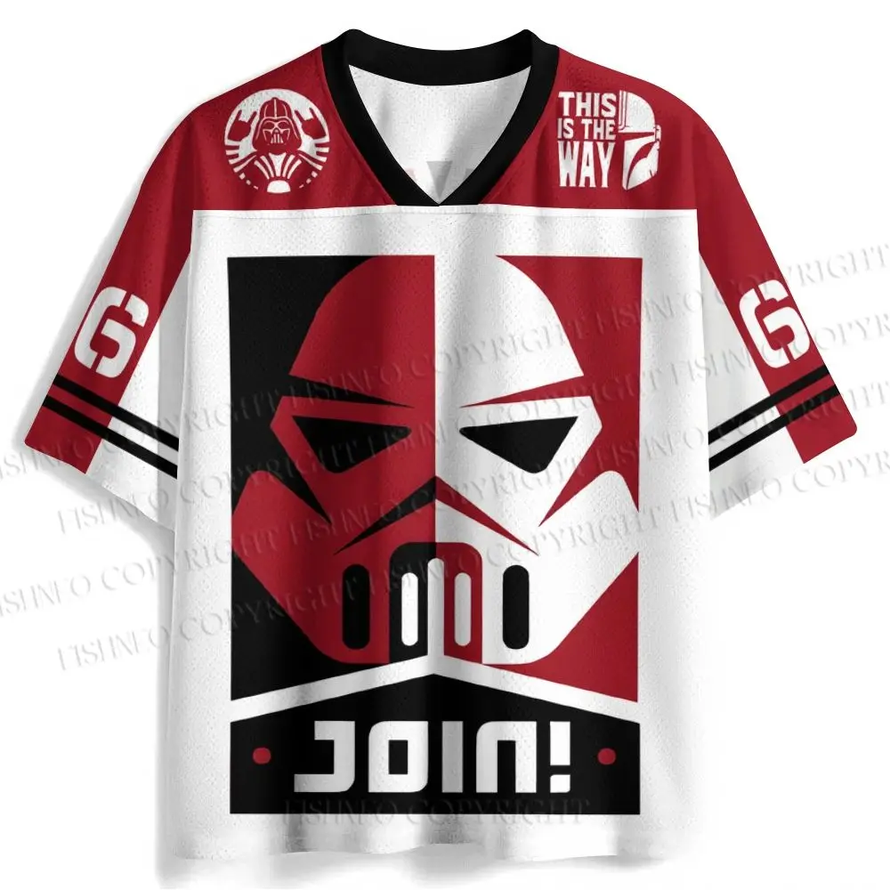 2026 New Star Wars Movie Sports Fashion Adult Children's Short Sleeve V-neck Street Gothic Style Horror Fans Gift