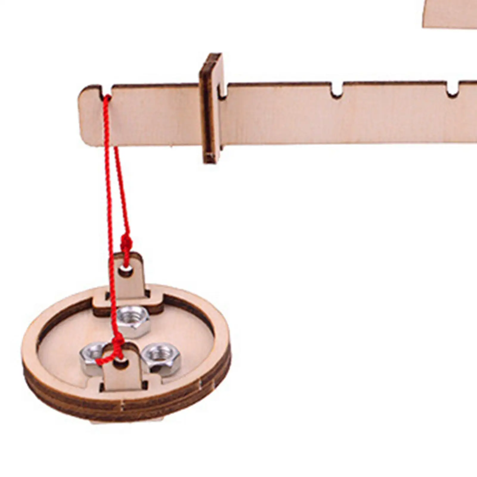 Wooden Balance Scale Science Kit DIY Educational Toys for Children Learning Weight Measurement Math Concepts with Metal Screws