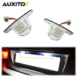 2Pcs Canbus LED Car License Number Plate Light for Honda Fit 2007-2020 CRV CR-V 2007-2015 Insight HR-V HRV Auto Lamp Accessories