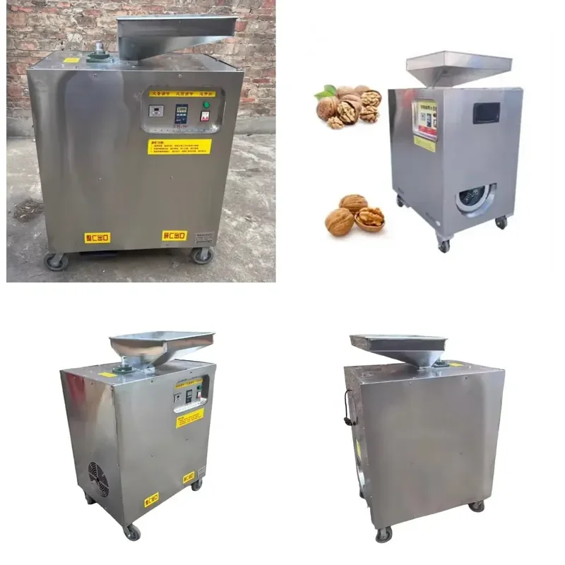 Automatic Walnut and Pecan Shelling Machine with Engine Stainless Steel Material Processing Capacity 200 kg h
