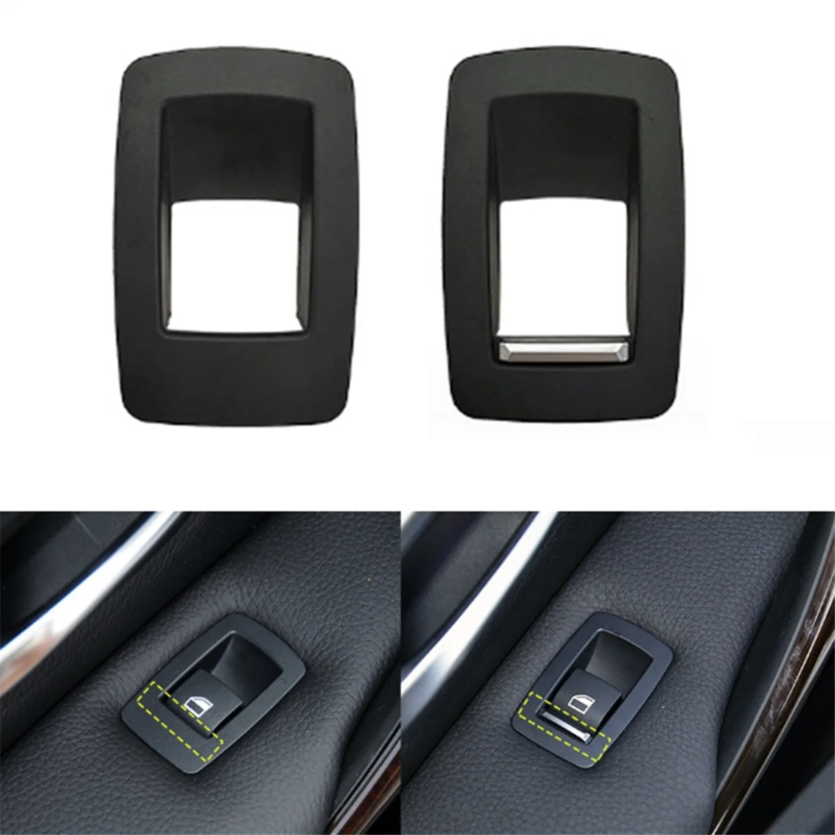 Car Back Row Window Lifter Switch Button Cover for BMW F20 F30 F35 X1 X3 X5 X6 Car Accessories Acar