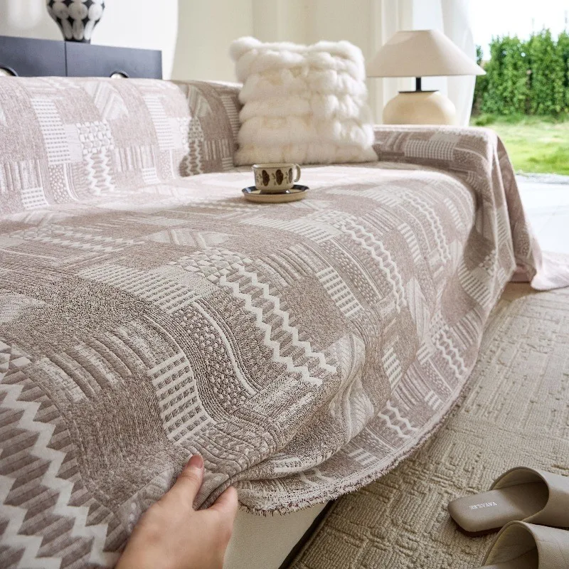 1pcs Universal Sofa Towel Non-slip Couch Cushion For  Living Room Machine Washable Seat Cover Home Decoration