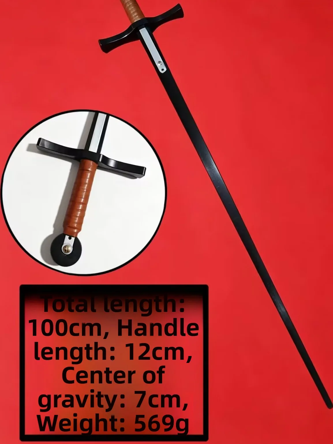 Safe Non-Lethal Nylon Sword Hema Combat European Single-Handed Blade Training Equipment for Martial Arts And Fitness Activities