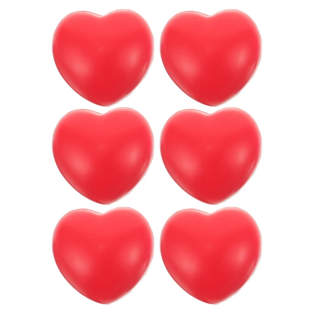 

6 Pcs Grip Ball Squeeze Exercise Hand Strengthener Gifts for Seniors Power 750X700X450CM Balls Red Equipment Office