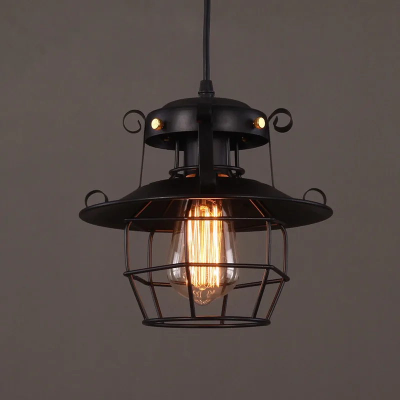 Retro Plug in chandelier for dining room bar kitchen american retro lamp farmhouse home luminaire suspension pendentes de teto