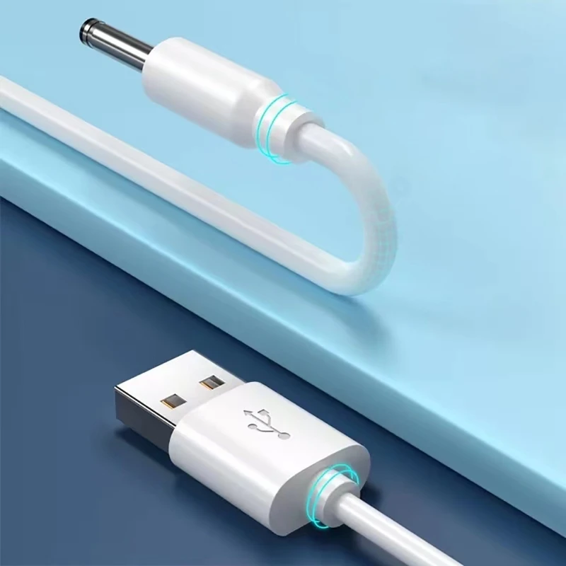 Bộ Chuyển Đổi Nguồn 462E Dây USB Sang DC3.5x1.35mm Cáp Nguồn Cho Đèn Bàn Quạt Nhỏ