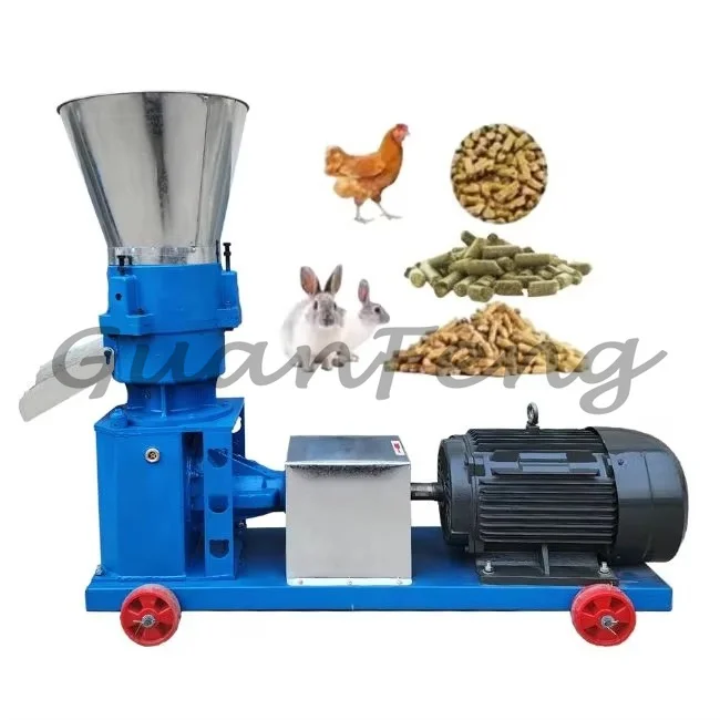 Animal Feed Pellet Machine, Feed Processing Pellet Mill for Making Livestock & Poultry Feed Pellets