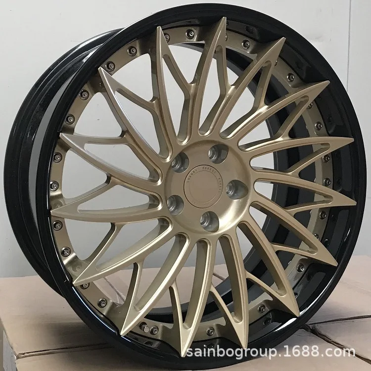 

Suitable for two-piece forging F63WF328 20 inch 5x112 5x120 5x114.3 Shengbo modified aluminum alloy
