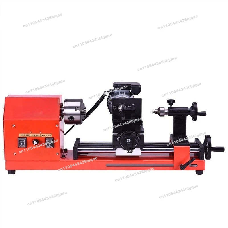 Small Lathe Household Bead Machine Wooden Bead Bracelet Bodhi Seed Woodworking Tool Miniature Lathe Equipment