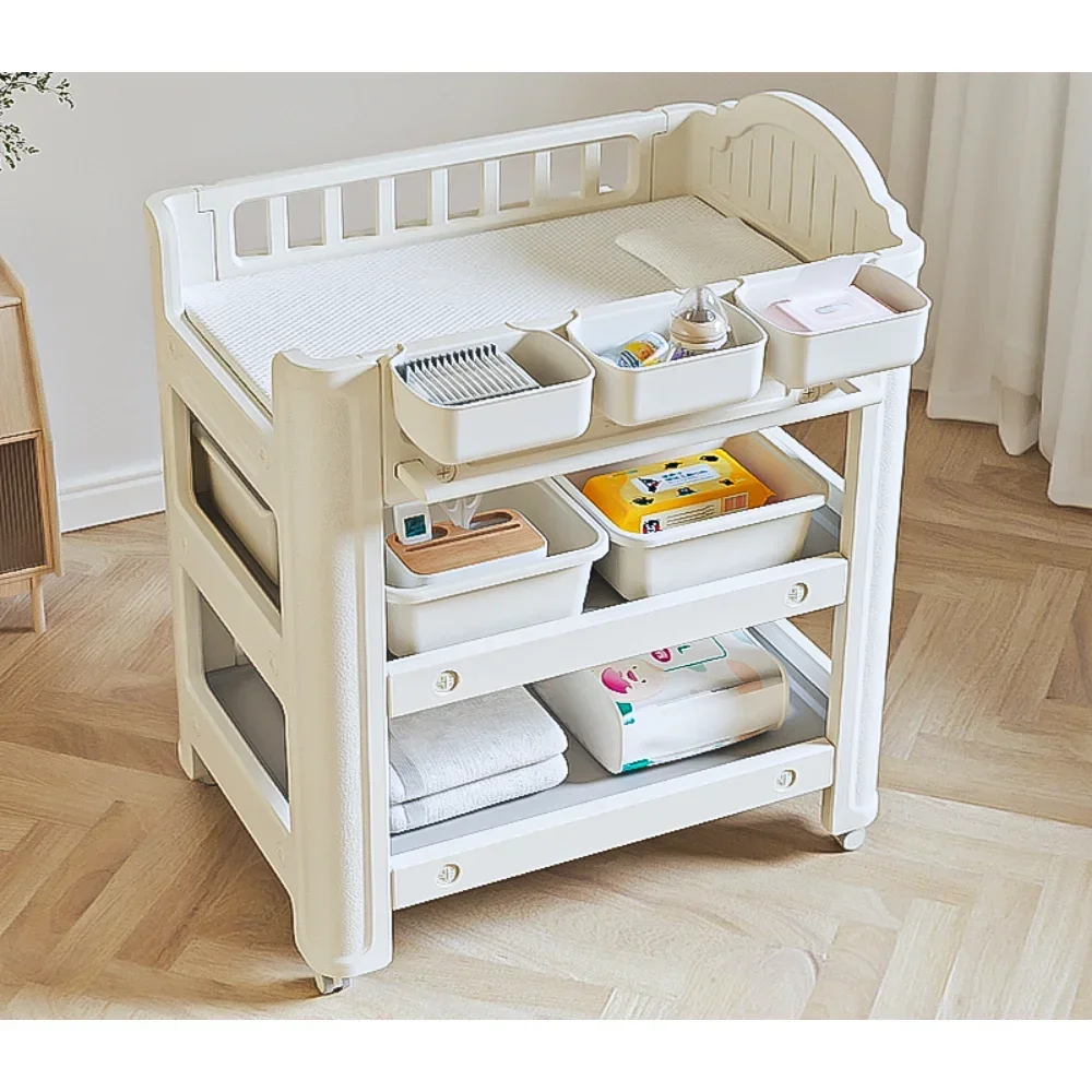 Diaper table, baby care table, massage, touch, bath, multi-function diaper change, baby newborn crib