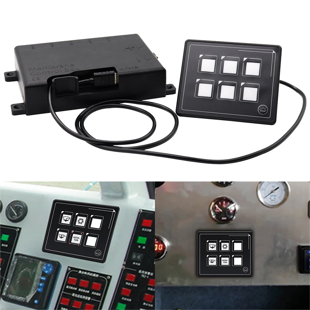 Waterproof Touch Switch Panel for RV and Yacht with APP Control Compact Design IP66 Rated for Reliable Performance