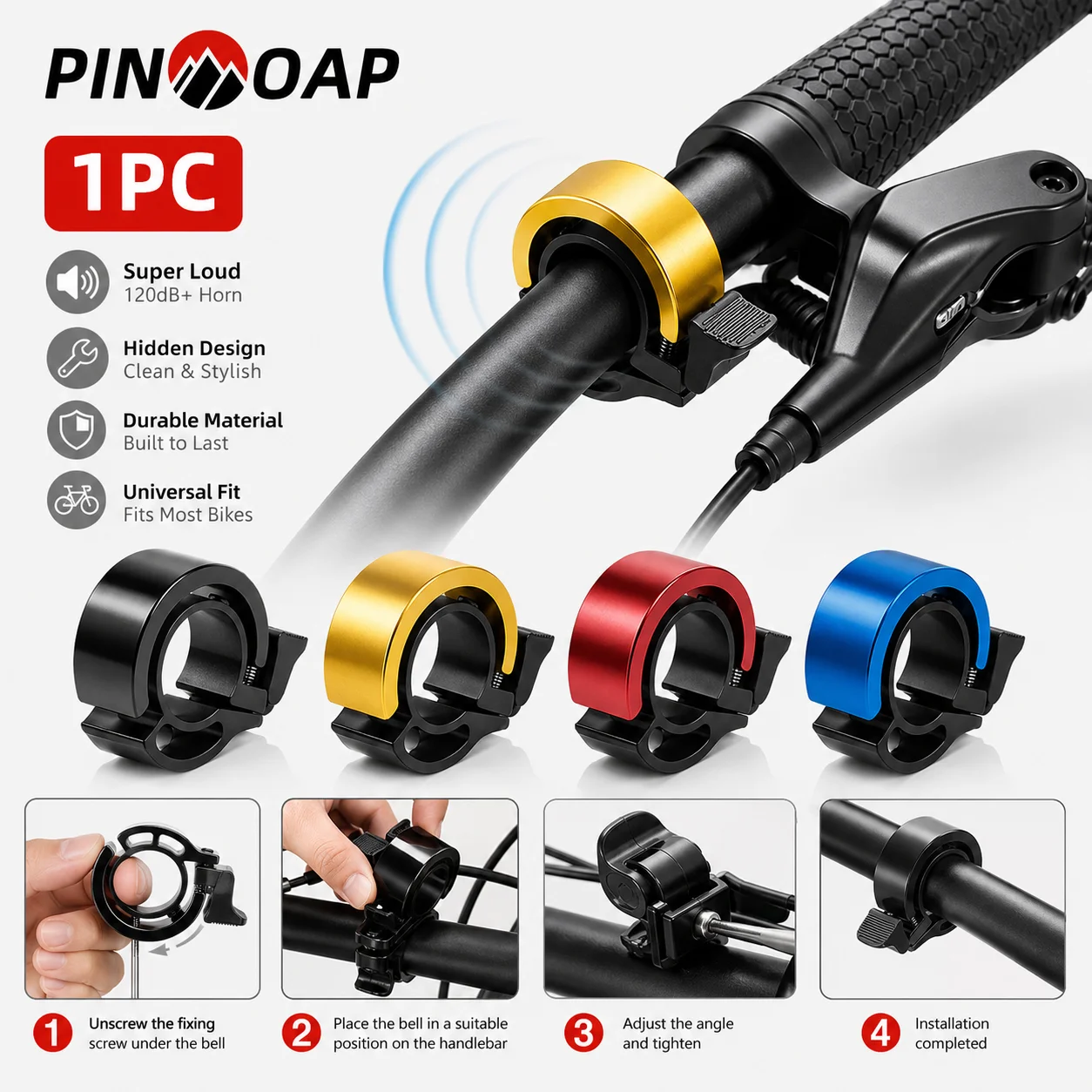 Commuting With Road Bike - PINMOAP Compact Invisible Bike Bell Bicycle