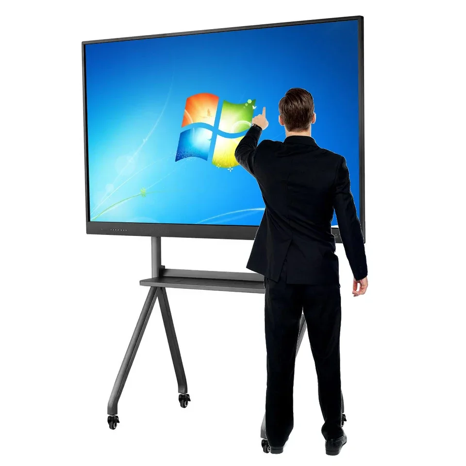 

OEM Supported Portable 65Inch Interactive Screen Flat Panel Touch Smart Whiteboard Interactive Boards