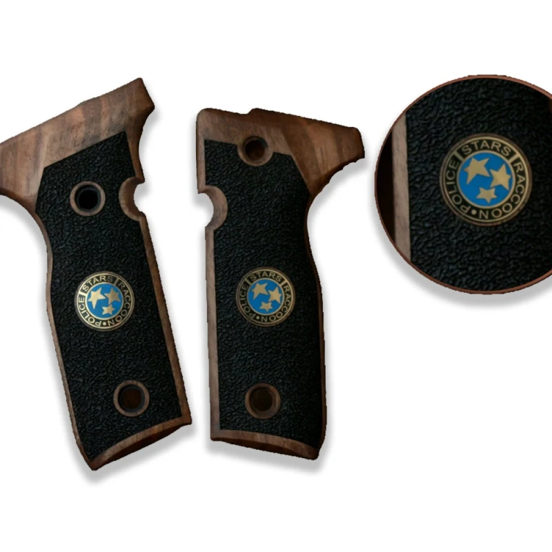 KSD Brand Beretta Mod 8000 / 8040 F Stoger Compatible Walnut Grips Stripled