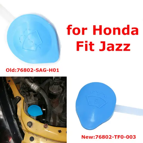 혼다 FIT JAZZ 2002-2014 용 자동차 앞 유리 와이퍼 와셔, 유체 저장소 탱크 병 뚜껑, 76802T6A003, 76802TF0003