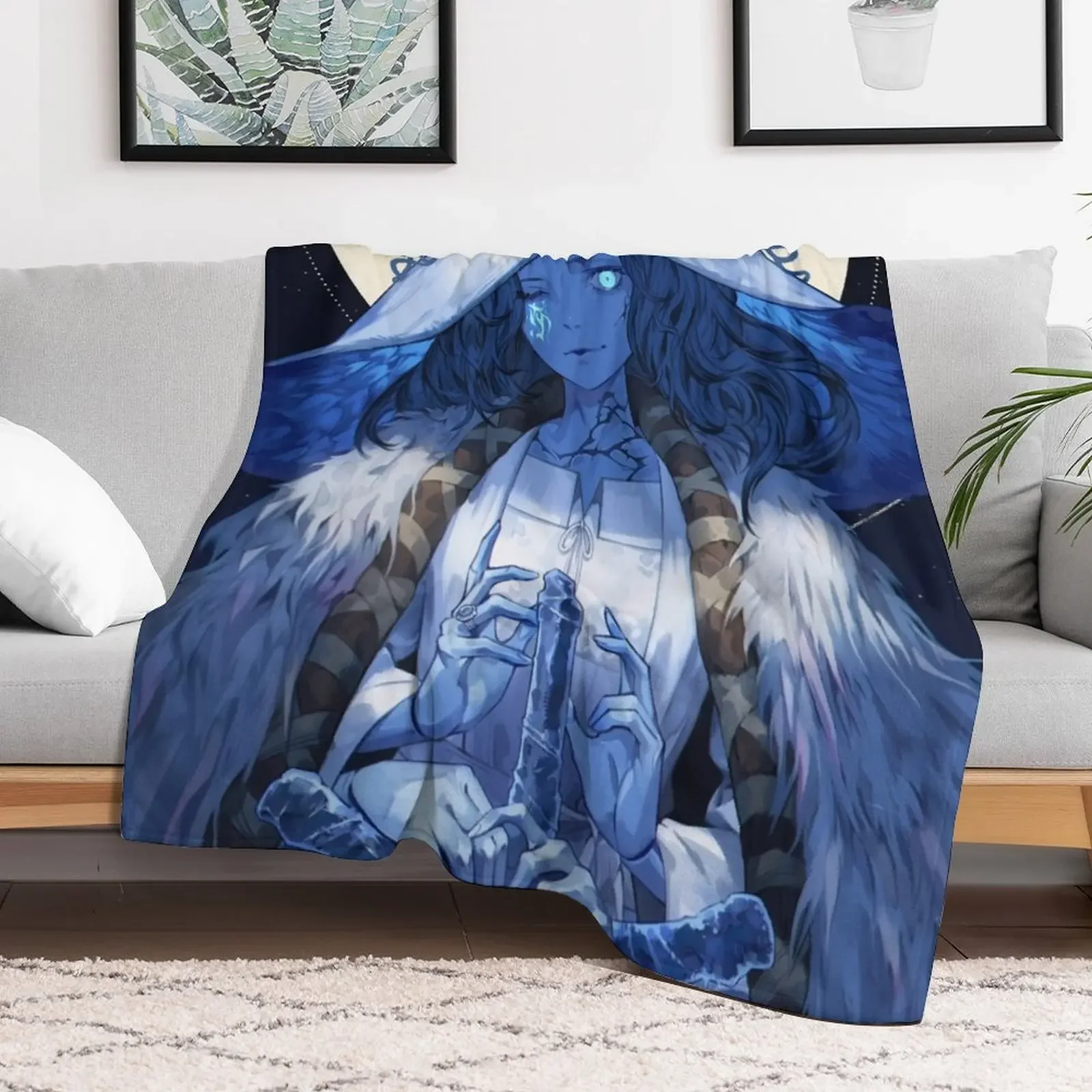 Rannie Throw Blanket Stylish Decor Blanket Gift for Friends Roommate