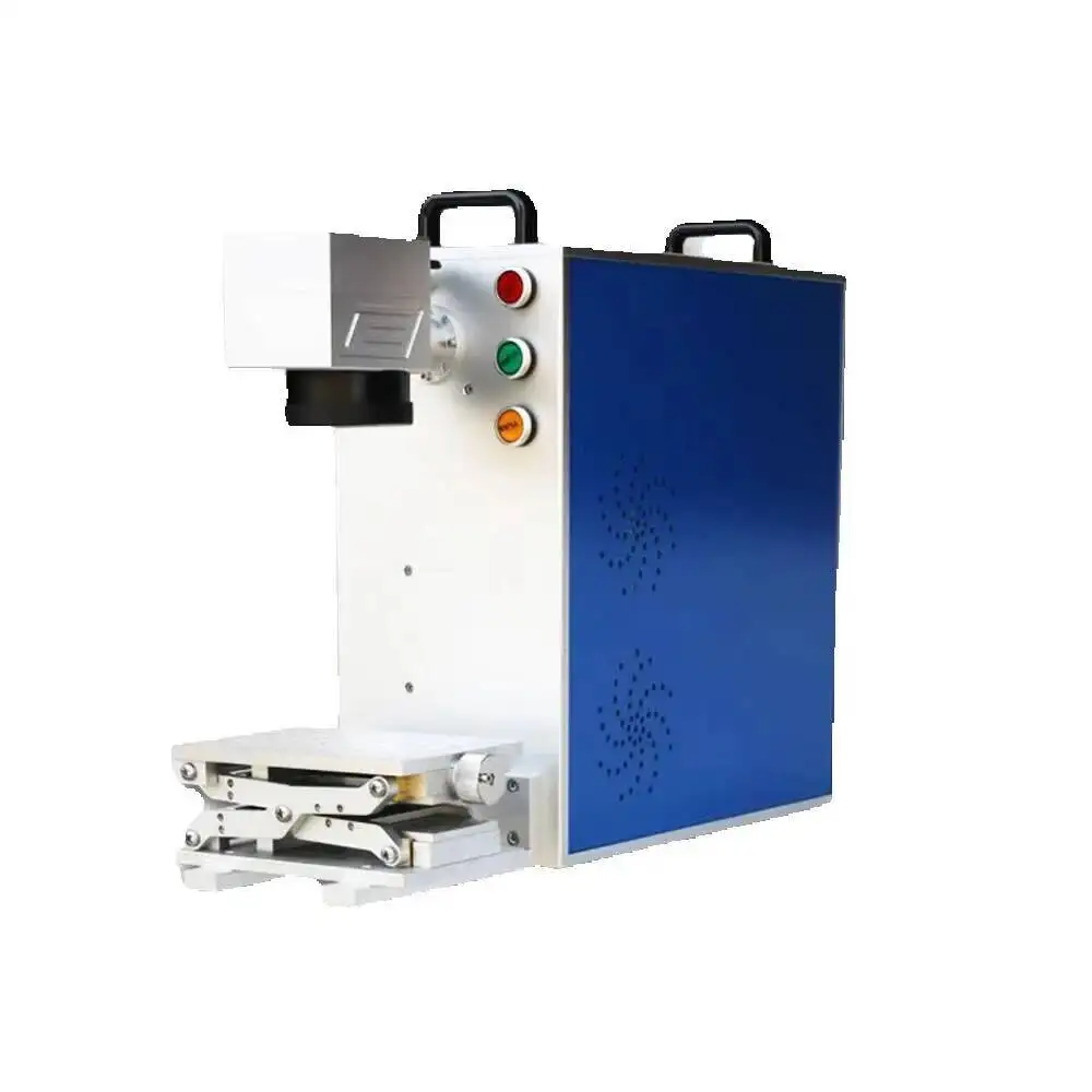 

30 Вт 50 Вт волоконные машины УФ-лазер Co2 Источник Raycus Jpt Max Графический формат Поддержка воздушного охлаждения Гальво Маркировочная головка 3D