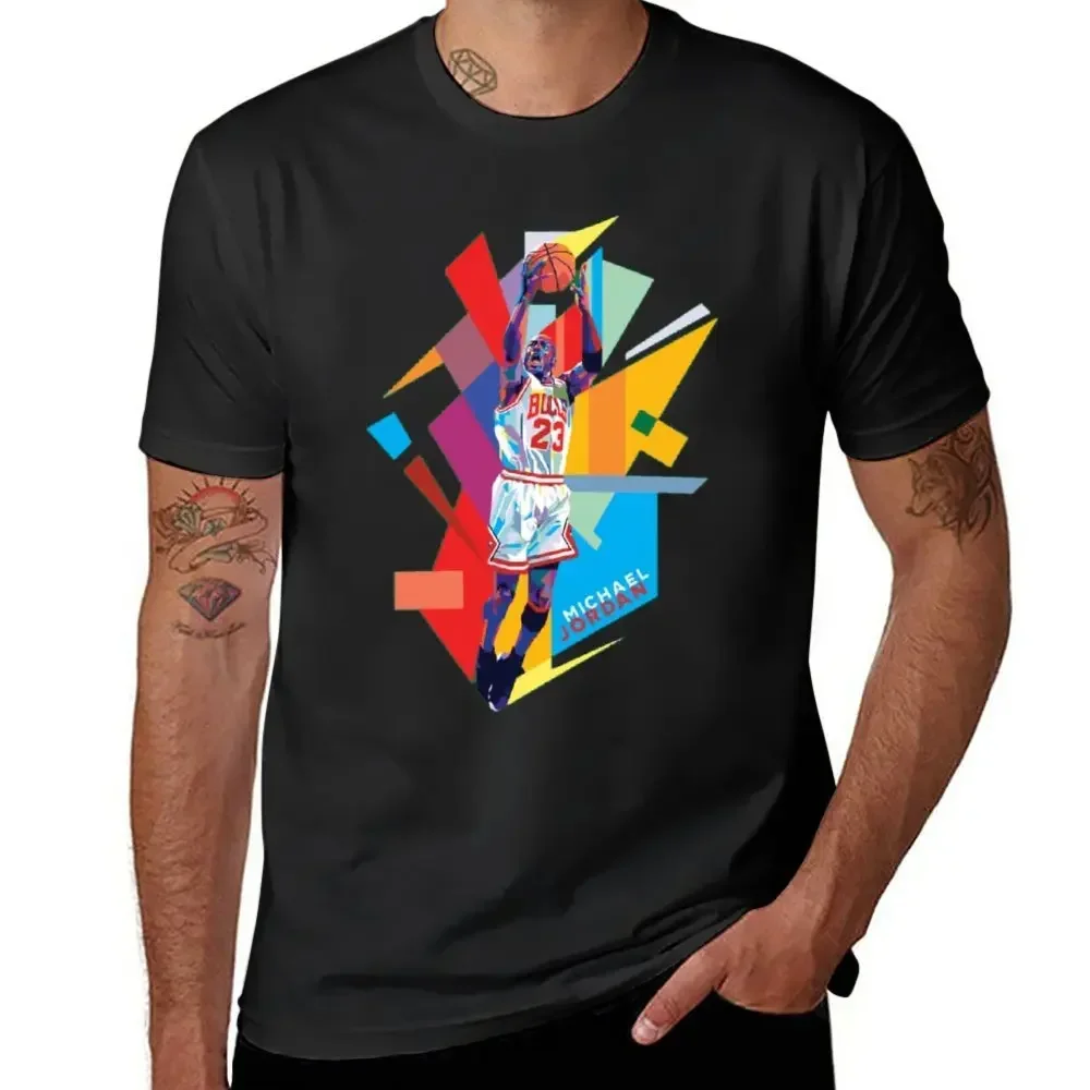 Camiseta Harajuku con gráfico de Humor deportivo, camiseta de baloncesto de "Home E Flying Michael And Jordans", Chicago 23, Stars Bulls 49, gran oferta