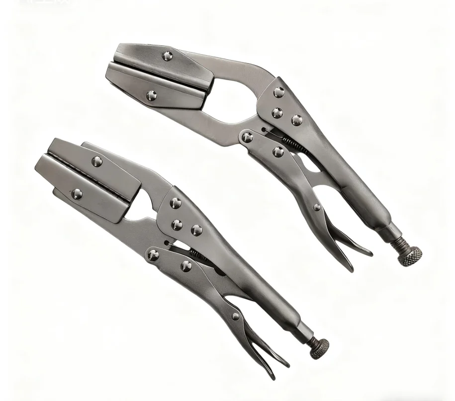 10.5 in 30 Degrees Heavy Duty Pinch Off Locking Plier And 10 in Radiator Hose Pinch-Off Pliers,Hose Clamping,Radiator pliers 2PC