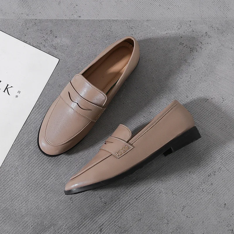 حذاء نسائي جديد لعام 2025 من Preppy للفتيات بدون كعب كاجوال مريح حذاء ديربي بولوك ريترو للنساء #5