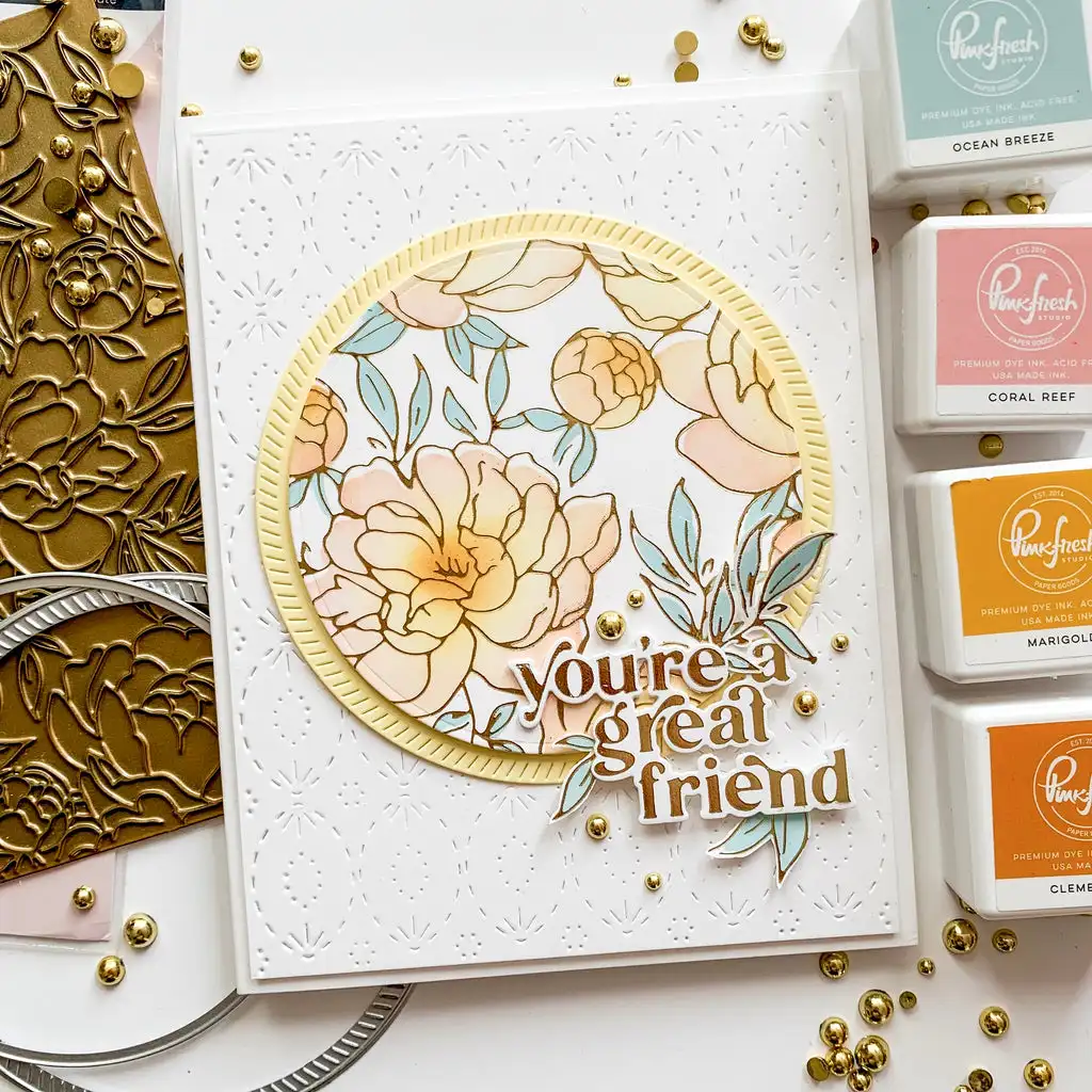 تزهر فاينز الفاوانيا طباعة المعادن قطع يموت Stamps Stencil الساخن احباط سكرابوكينغ ألبوم الديكور الحرفية DIY بها بنفسك بطاقة المعايدة #6