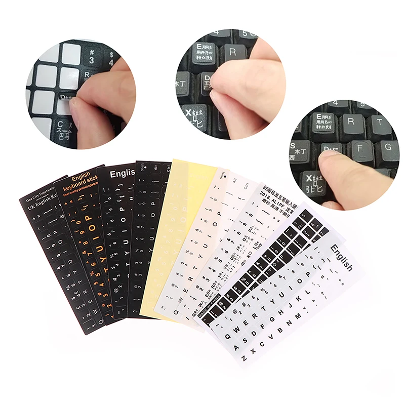 PC Desktop Keyboard Matte Sticker Correction Key Change Stickers Full Keyboard Waterproof Keyboard Protector Stickers