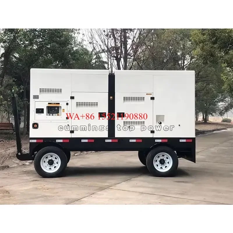WMWMNU for Trailer Soundproof Diesel Generator 30Kva 40Kva 50Kva 100Kva Mobile AC Power Generator Set for Tractor