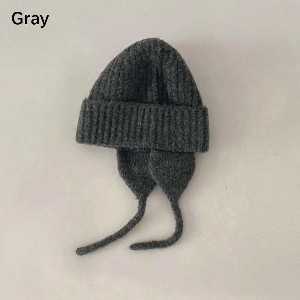 

Fashion Stretchable Kids Beanie Cap Breathable Cozy Ear Protection Hat Soft Children's Woolen Hat Autumn Winter