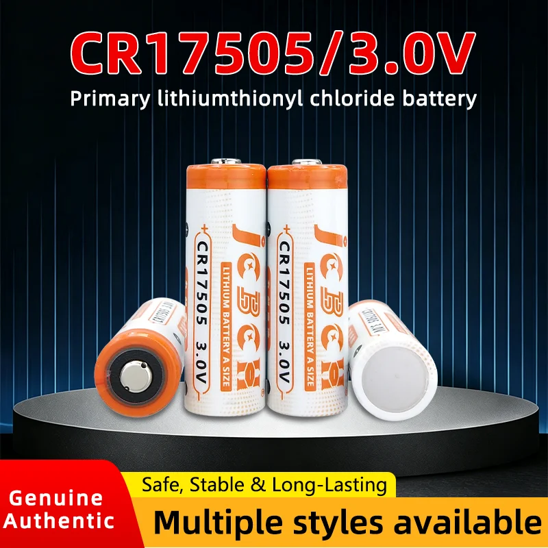 JCBCH CR17505 Lithium Battery 3V Smart Water Meter, Heat Meter, Smoke Alarm, Servo Driver, Gas Detector, Natural Gas Meter