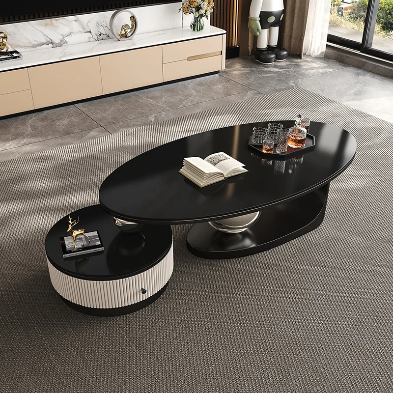 

Standing Moving Coffee Table Decoration Luxury Bedroom Modern Designer Side Table Living Room Meubles Lounge Suite Furniture