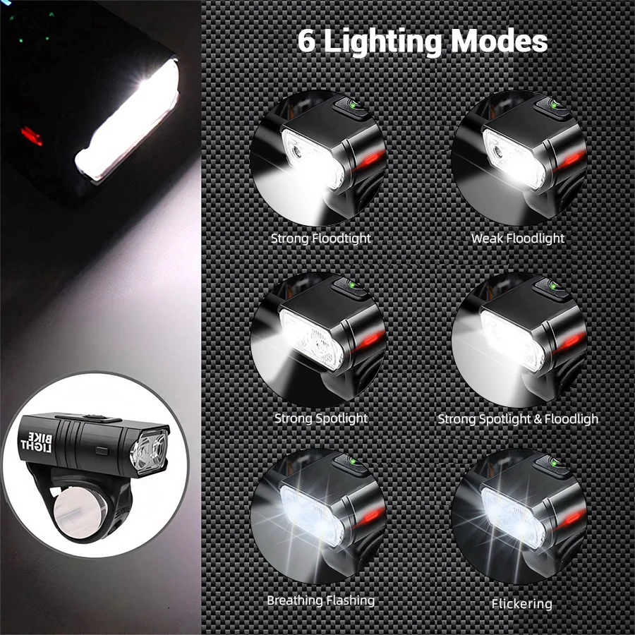 Front Bike Light USB Rechargea - Cycling Gear Charging Station recension och pris