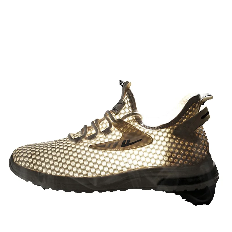 Pull-back Shoes For Men, Summer Breathable Shoes, New Popular Models, Mesh Running Shoes, Mesh Sports Shoes For Men_vogvips.com