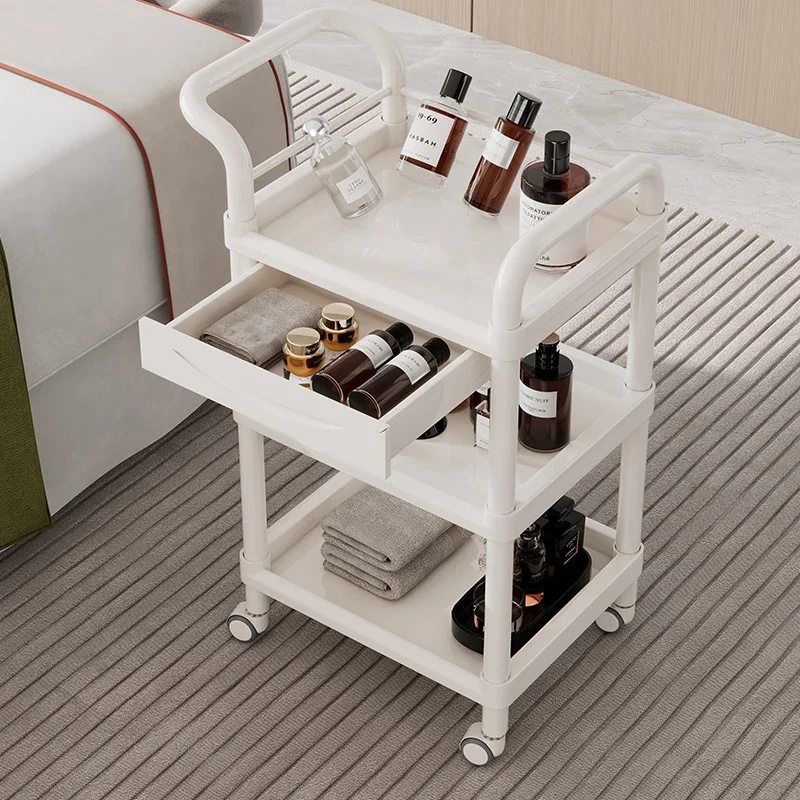 Beautify Hairdressing Skin Management Salon Trolley Storage Nordic Salon Trolley chariot de salon barber shop furniture