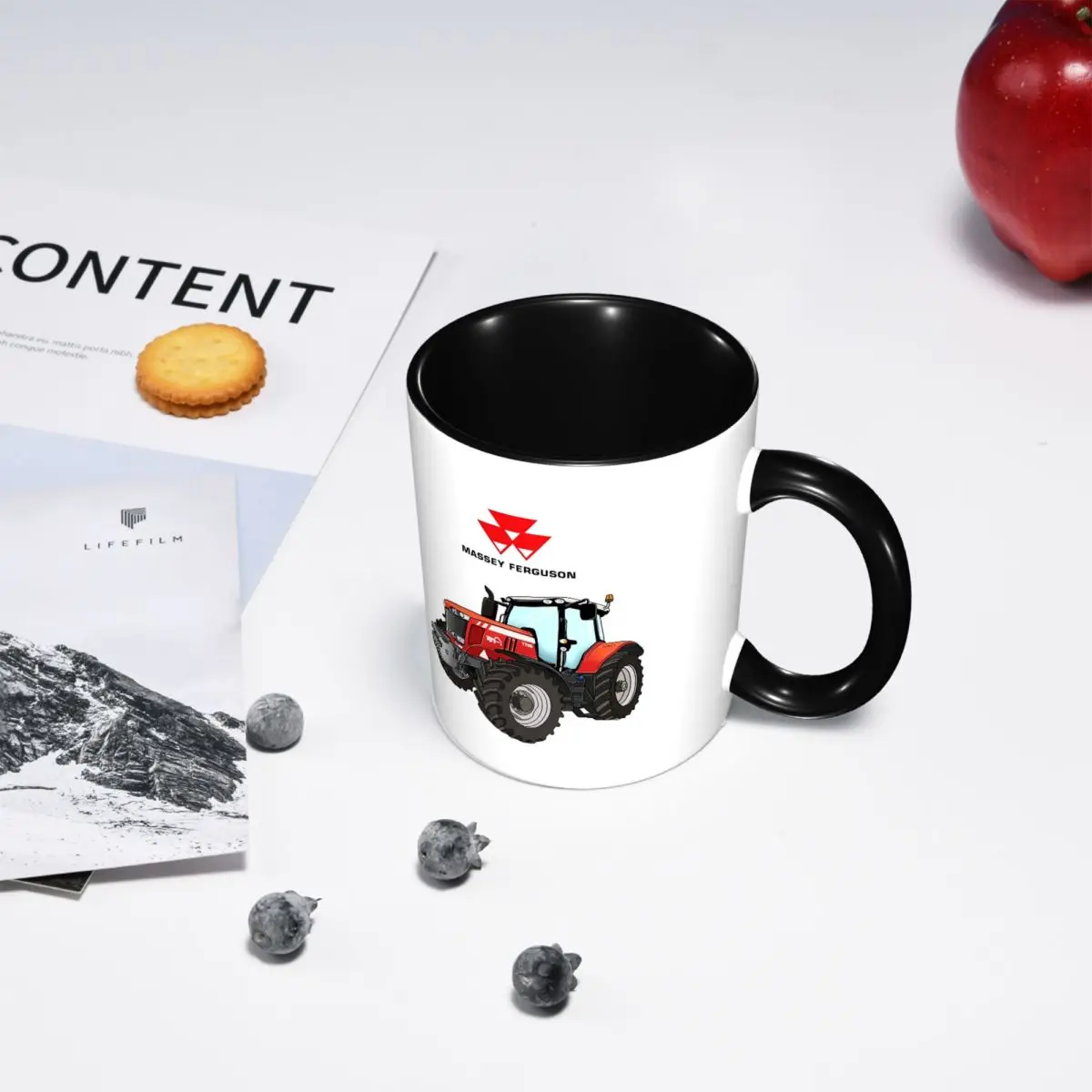 Massey Ferguson Tractor Red Tractor Mug Funny Ceramic Coffee Cups Tea Mugs Milk Cup Drinkware Gifts for Friends