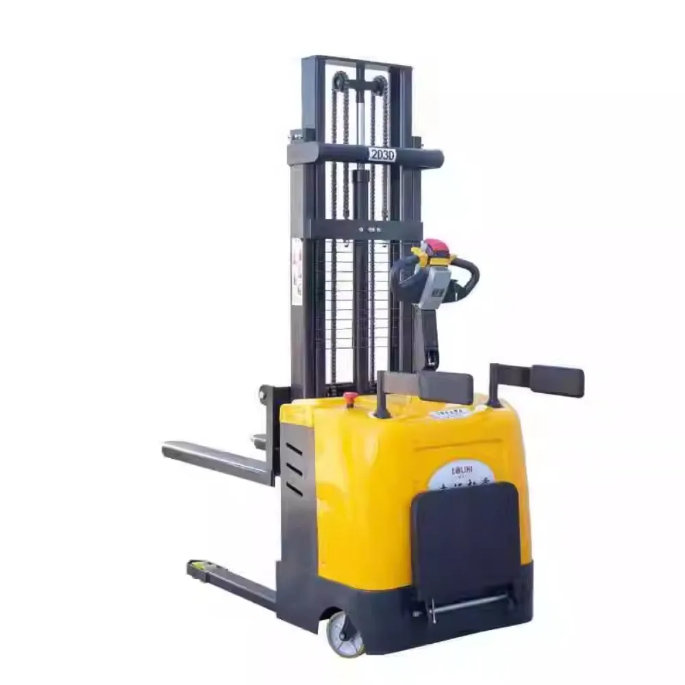 

Fully electric stand-up 2-ton stacker fully automatic lift forklift