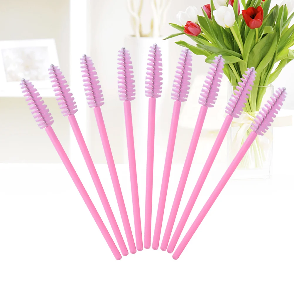 50Pcs Professional Eyelash Mascara Brushes Disposable Lash Separators Curling Makeup Tool Disposable Mascara Wands