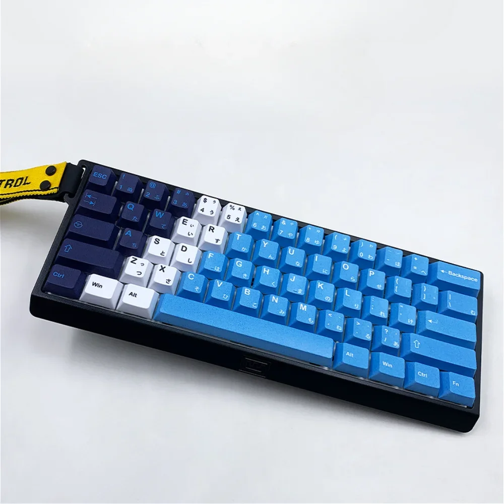 

Snow Maiden Japanese Cherry Keycap Set PBT 101 Keys Personalized for MX SWITCH WOOTING 60/87 KEYS Mechanical Keyboards