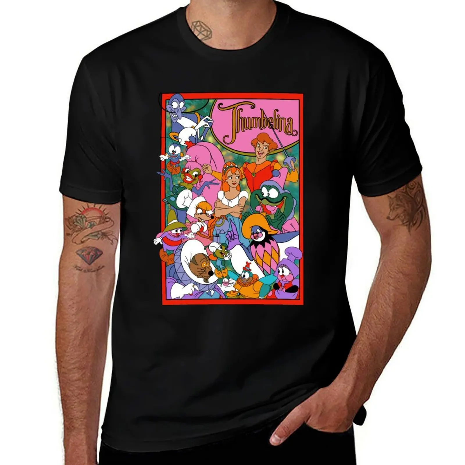

Thumbelina Ensemble T-Shirt Man t-shirt cute tops rapper graphic tees vintage t shirt for men