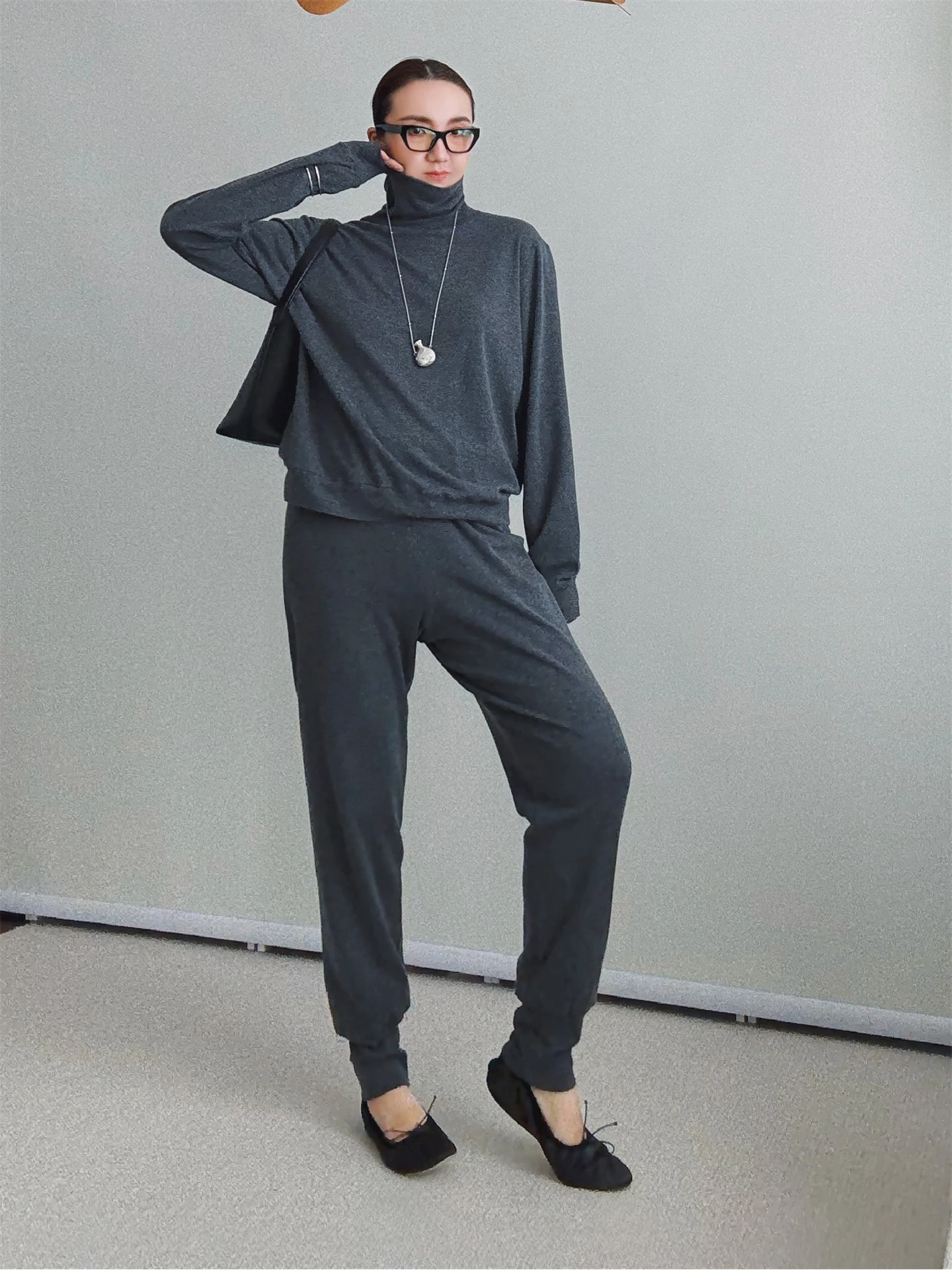 

Женские зимние вязаные брюки из шерстяной смеси с манжетами, облегающие, теплые, повседневные, с эластичным поясом, цветные