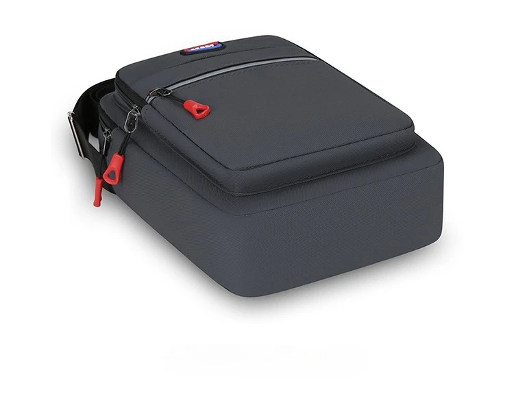 Neue Herren-Umhängetasche, schlichte Schultertasche, lässige, geräumige Tasche für den täglichen Gebrauch, atmungsaktive Reisetasche für Herren. – Detail 28